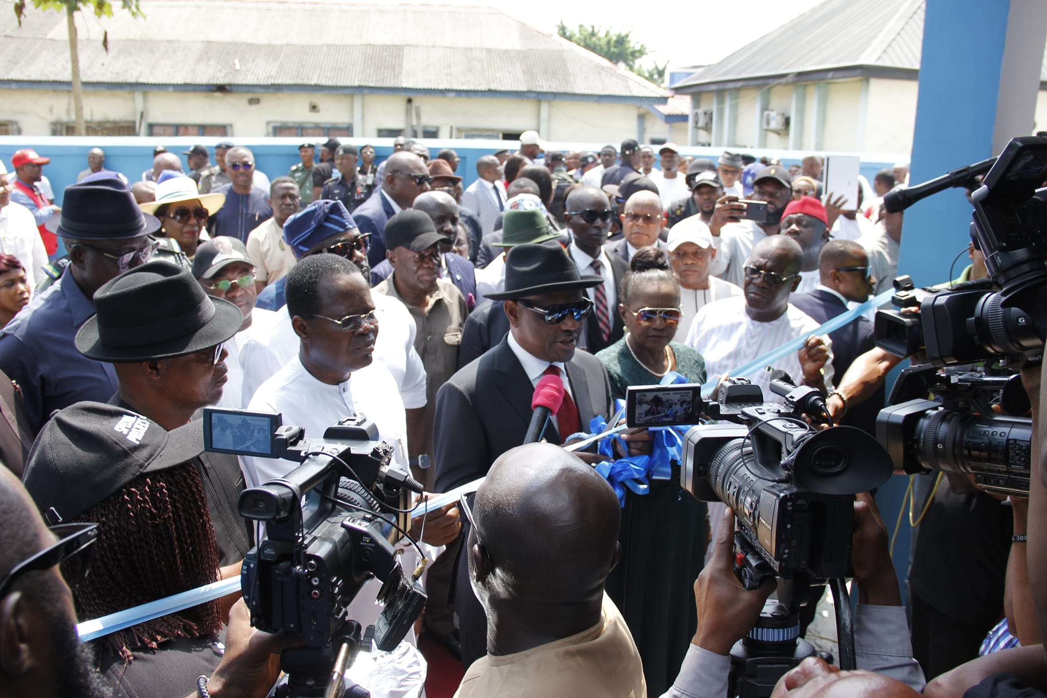 The official Commissioning of RSUTH Renal Centre and House Officers Quarters by His Excellency, Nyesom Ezenwo Wike. 30/11/2022