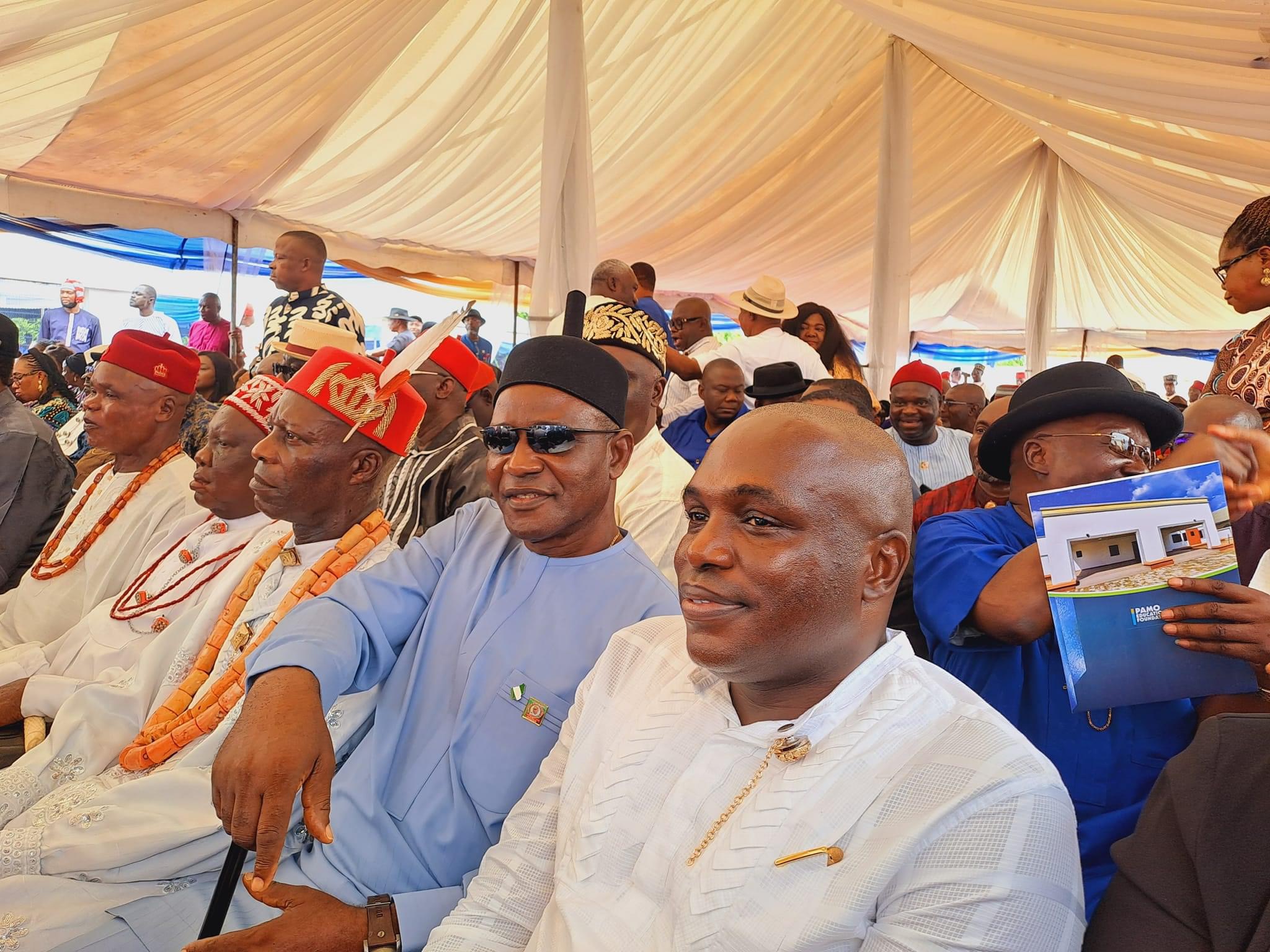 The CMD, RSUTH attended the commissioning of the Comprehensice Primary Healthcare Centre, Ndoni